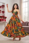 Kids Vol 1 By Lucaya Heavy Rayon Digital Printed Gown Collection